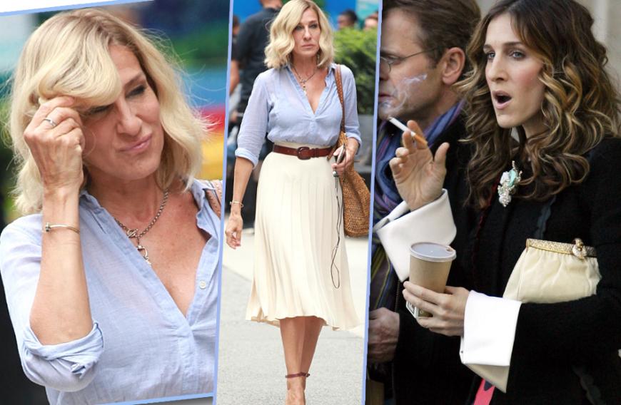 Sarah Jessica Parker kann am Set von