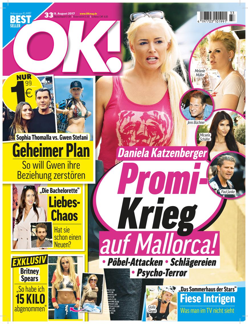 Die ganze Geschichte liest du in der aktuellen Ausgabe von OK! - ab Mittwoch, 9. August, im Handel.