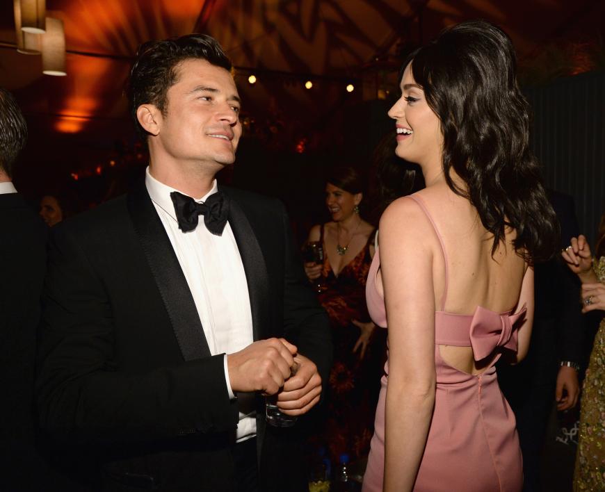 Was sich neckt, das liebt sich: Orlando Bloom und Katy Perry.