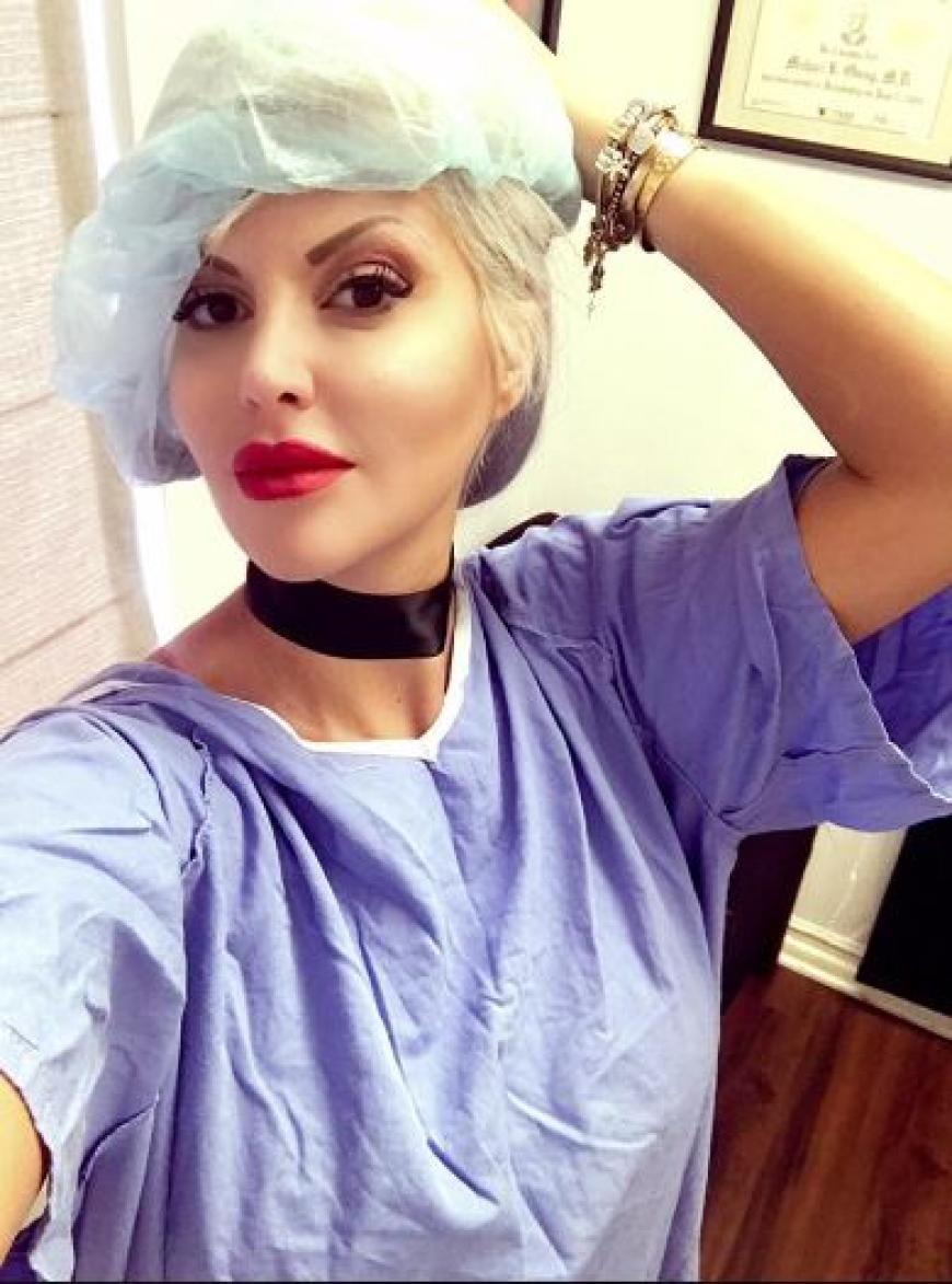 Zeigt dieses Foto Sophia Wollersheim etwa kurz vor ihrem nächsten Beauty-Eingriff?