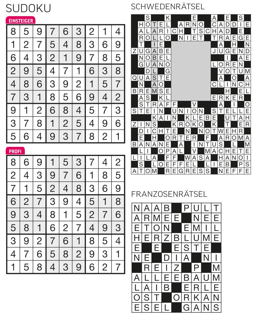 Sudoku- und Rätselauflösung ab Magazin 01/2015 - Bild 51