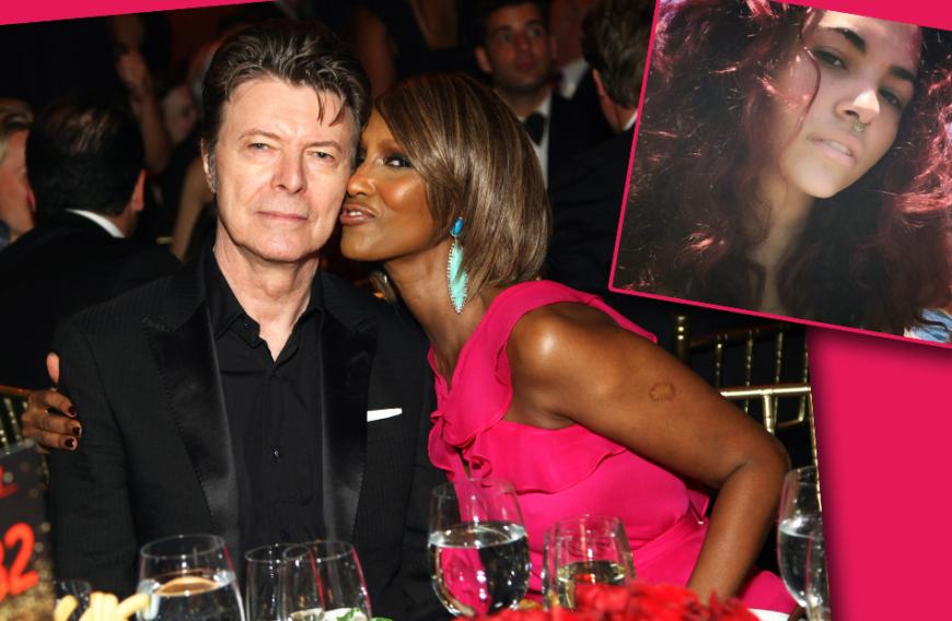 Iman Abdulmajid zeigte jetzt ein Foto ihrer einzigen gemeinsamen Tochter mit David Bowie.