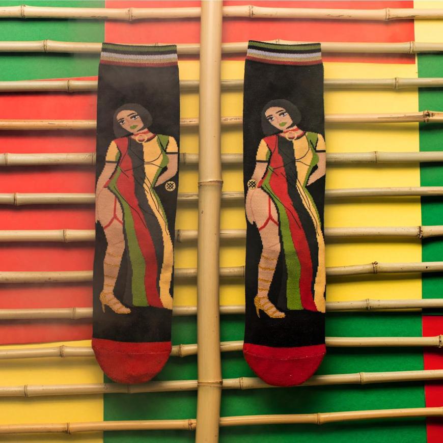 Findet ihr, dass man die Sängerin auf diesen Socken erkennen kann?