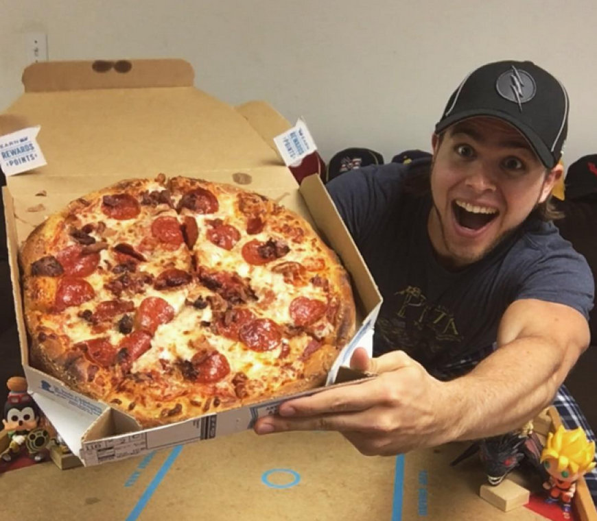 Ein Jahr lang dokumentierte der Amerikaner Brian Northrup sein Pizza-Experiment auf seinen sozialen Netzwerken.
