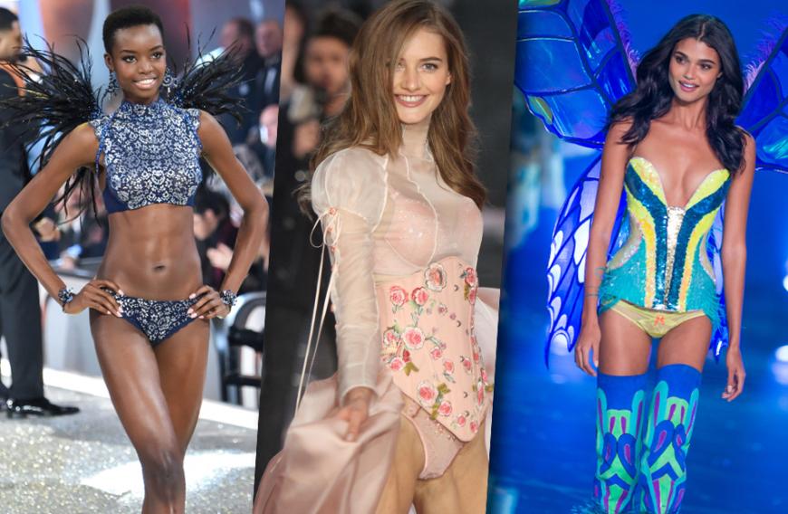 Diese neuen Dessous-Models dürfen sich freuen: Maria Borges, Sanne Vloet und Daniela Braga (v.l.) sind bei der Fashion Show von