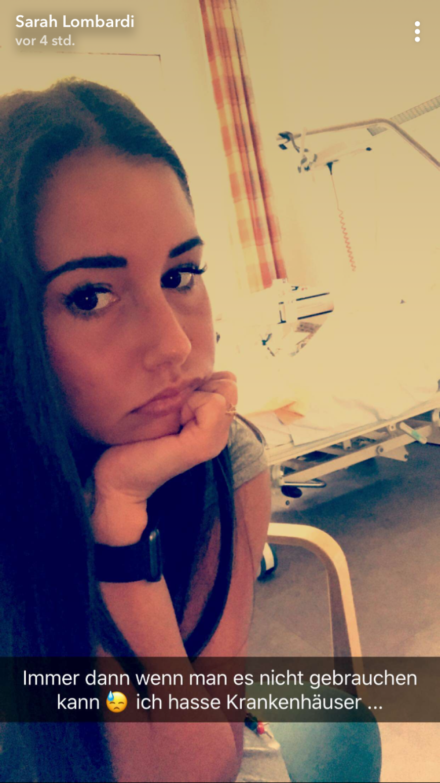 Schock für die Fans: Sarah Lombardi ist im Krankenhaus!