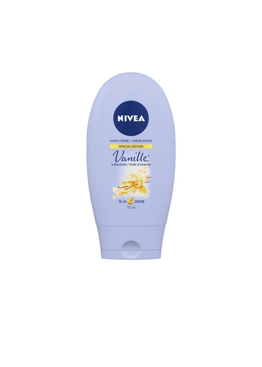 Wir lieben den Geruch der neuen Nivea Hand Creme Special Edition Vanille & Mandelöl. Erhältlich ist die Handpflege für bis zu 24 Stunden lang geschmeidige Haut ab dem 15. September: 75 ml UVP für 1,99 Euro