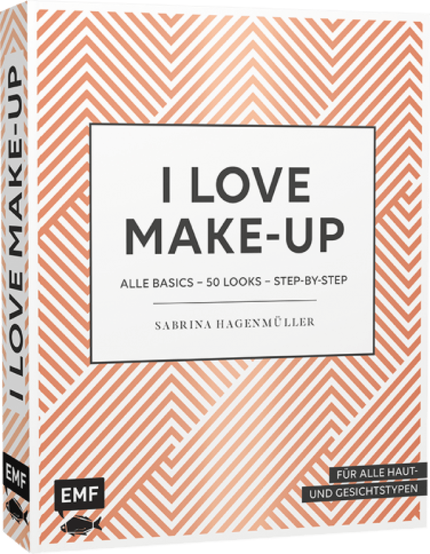 Dieses Buch müssen wir selbst haben UND wir müssen es verschenken, 50 coole Looks zum Nachmachen von der Hair- und Make-up-Stylistin Sabrina Hagenmüller, 23€ beim EMF-Verlag.