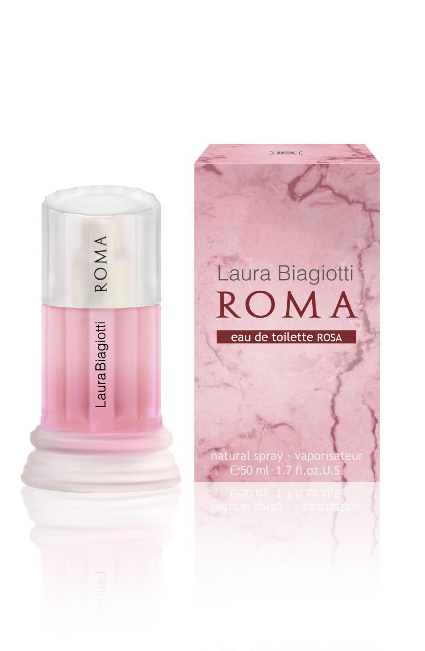 Neue Duftnuance von Laura Biagotti: Roma Rosa riecht herrlich floral-fruchtig nach Bergamotte, wilder Beere und Jasmin. Die zarte Süße erhält der Duft durch Vanille, Sandelholz und karamelisierten Moschus und konserviert uns den Sommer auch im Herbst. Ab September erhältlich: 25 ml für UVP 44 €, 50 ml für UVP 62 €.