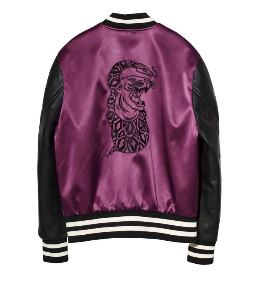 Das ist das erste Teile der Kollektion - eine Pilotenjacke für rund 50 Euro.