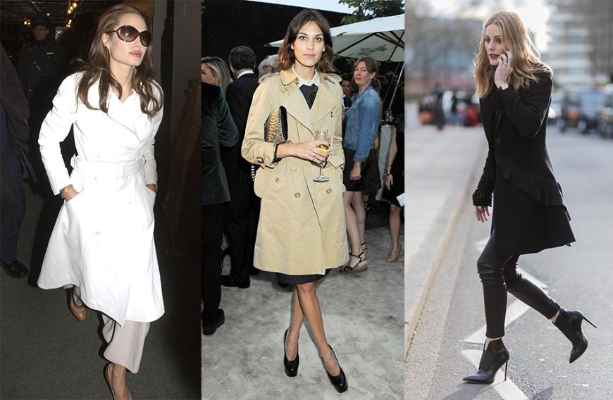 Von Superstar Angelina Jolie, über Mode-Ikone Olivia Palermo, bis hin zu It-Girl Alexa Chung – alle lieben Trenchcoats!