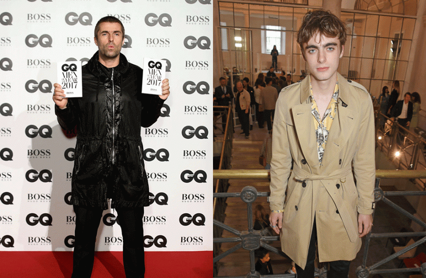 Lennon Gallagher sieht seinem Vater Liam Gallagher zum Verwechseln ähnlich. Am Wochenende war er auf der „Burberry“-Show in London zu Gast.