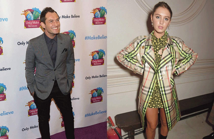 Auch Iris Law, Tochter von Hollywoodstar Jude Law, fehlte nicht auf der „Burberry“-Show und zeigt sich einem Piece der neusten Kollektion.