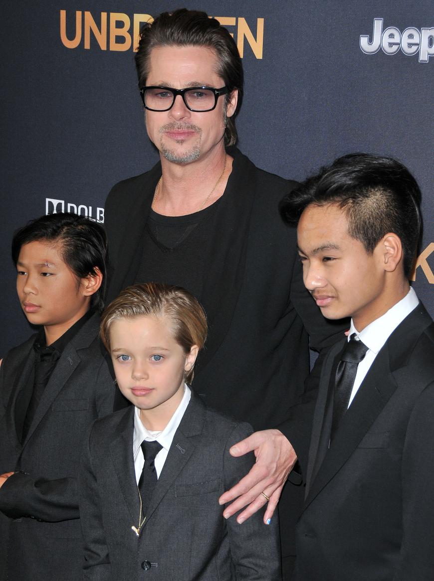 Die kleine Shiloh sieht ihrem Vater Brad Pitt zum Verwechseln ähnlich.