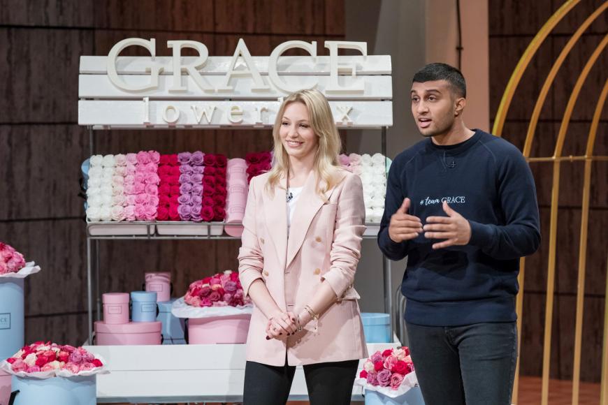Nina Wegert und Kirishan Selvarajah suchen Investoren für ihren edlen Blumenversandhandel
