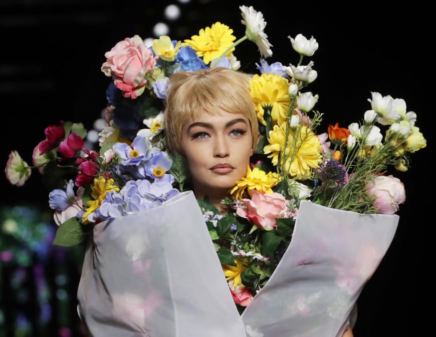 Gigi Hadid war das Highlight der Moschino-Show auf der Mailänder Fashion Week 2017.