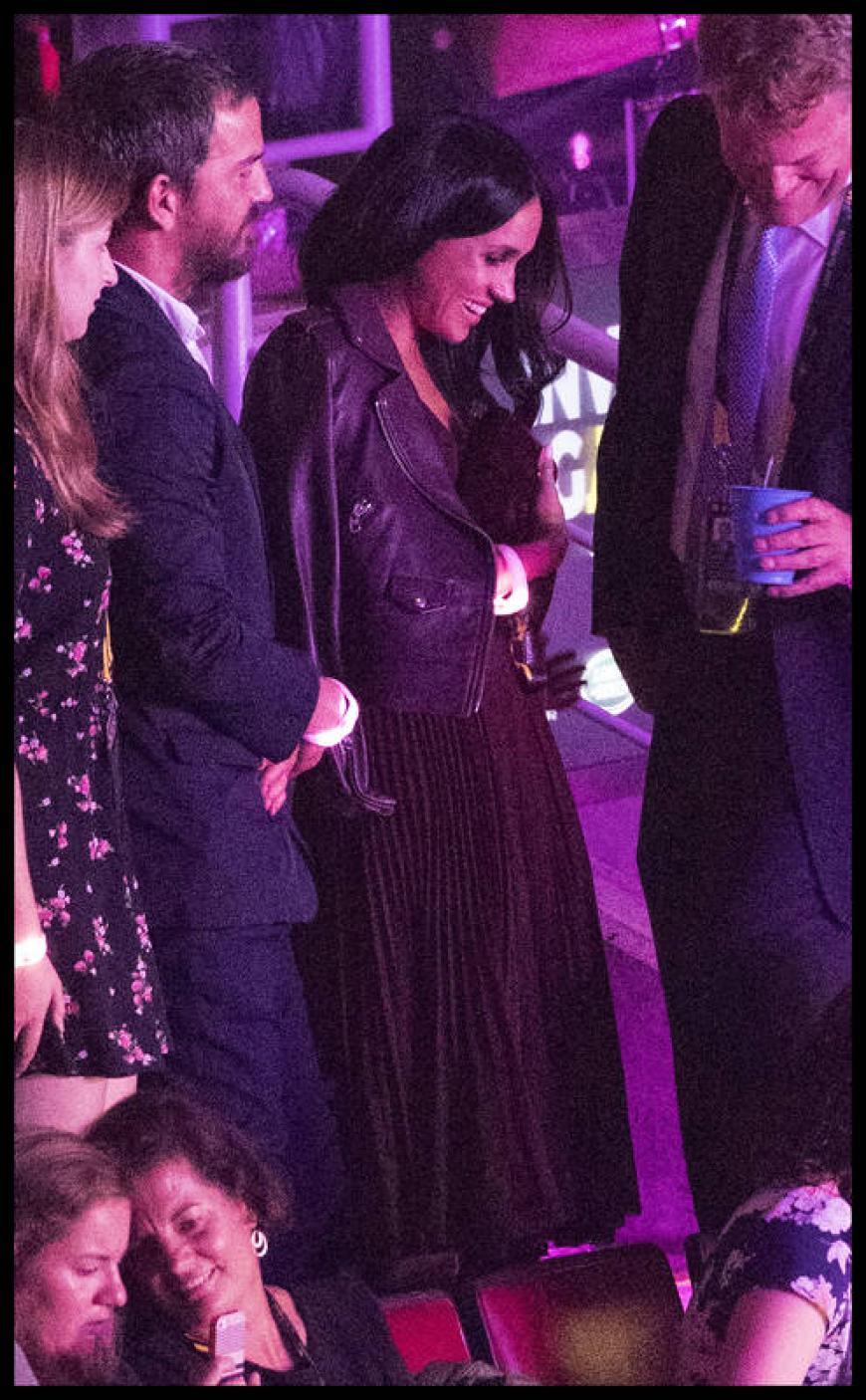 Auch ohne ihren Prinzen hatte Meghan sichtlich Fun.