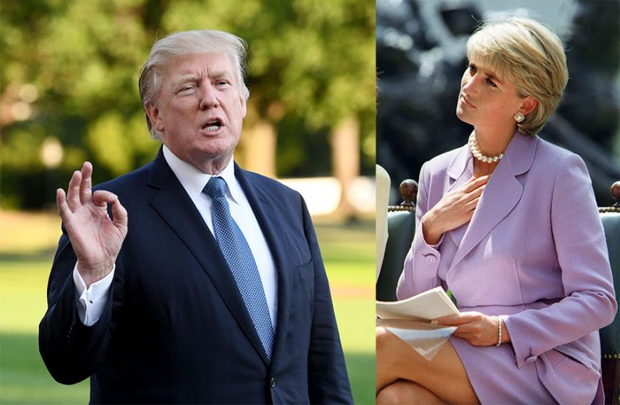 Donald Trumps Vorliebe für schöne Frauen ist kein Geheimnis. In einem Interview gestand der US-Präsident, dass er auch der verstorbenen Lady Di an die Wäsche wollte.