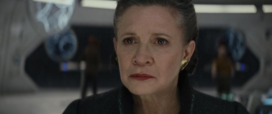 Auch Prinzessin Leia (Carrie Fisher, ✝60) ist in der Saga mit dabei.