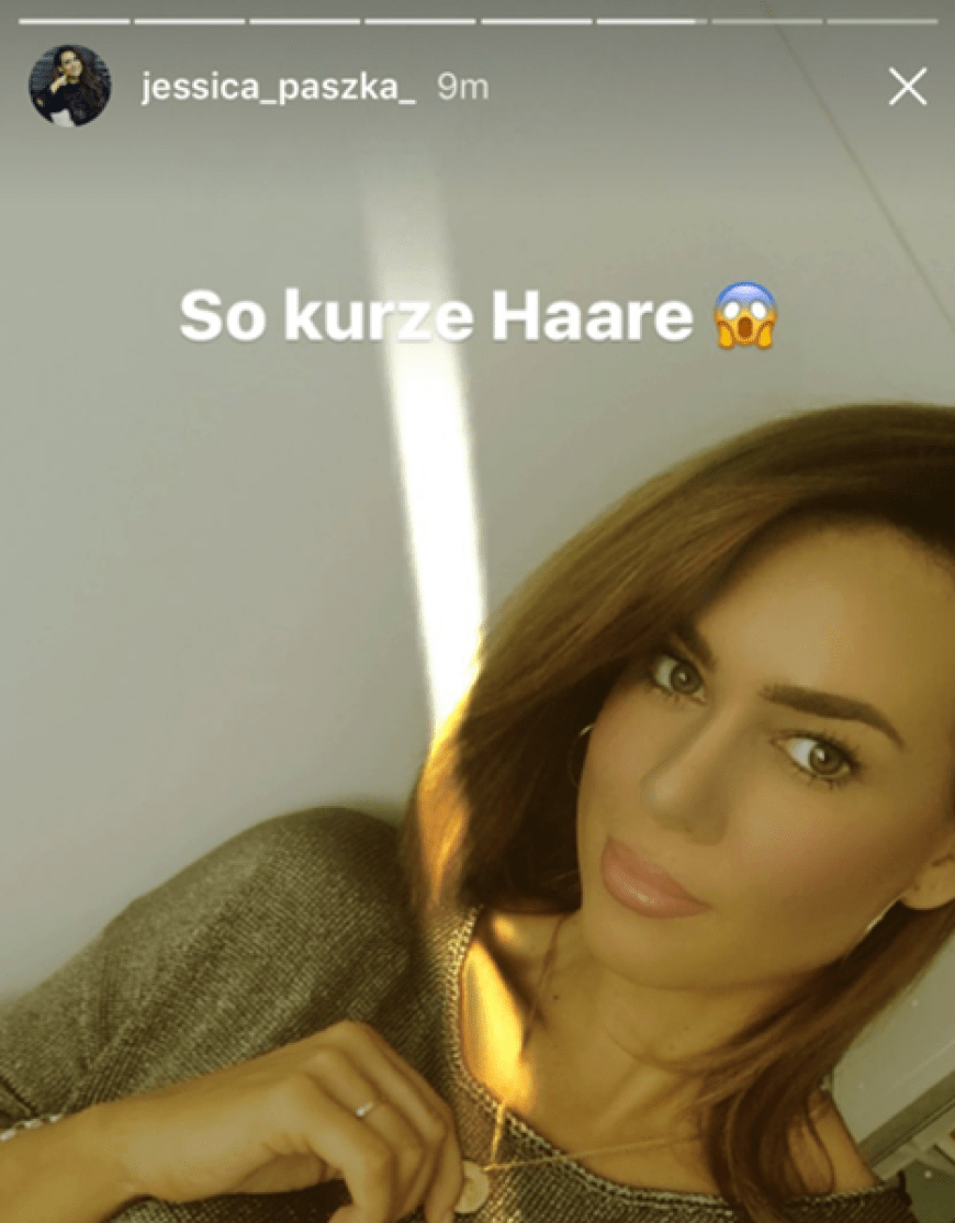 Bei Instagram zeigt sich die Brünette auf einmal mit wesentlich kürzeren Haaren.