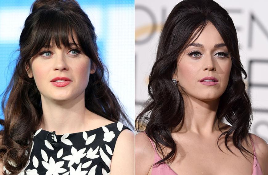 Zooey Deschanel und Katy Perry