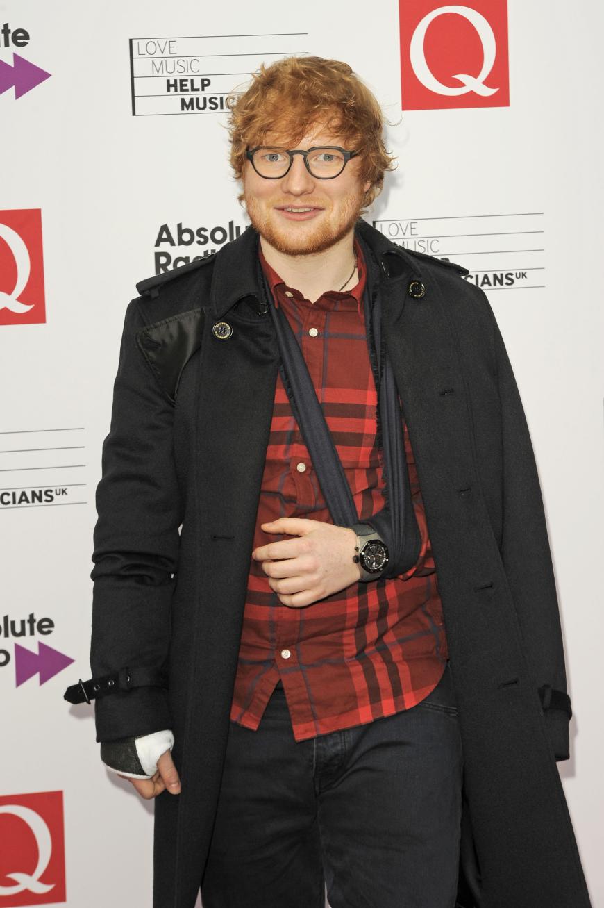 Nach einem Unfall ist Ed Sheeran momentan nicht in der Lage, Konzerte zu spielen.