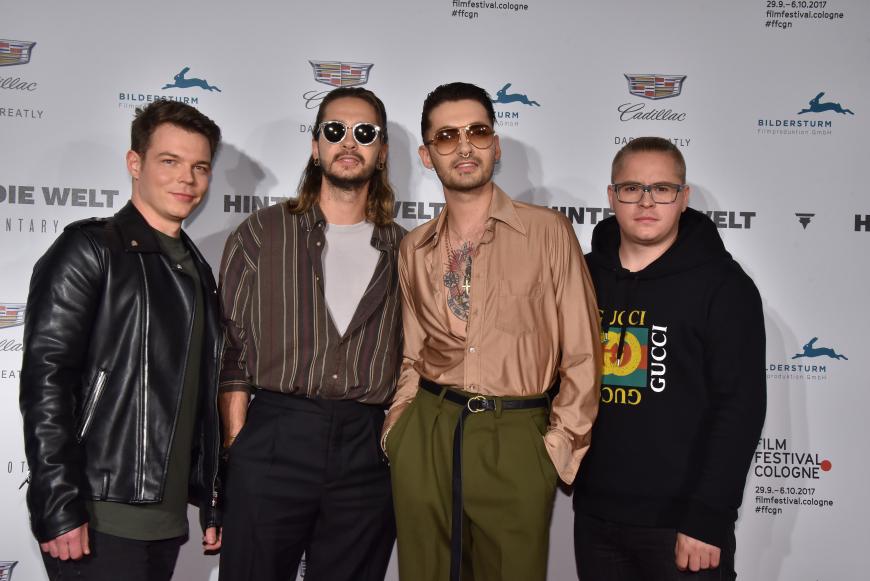 Georg, Tom, Bill und Gustav sind Tokio Hotel.