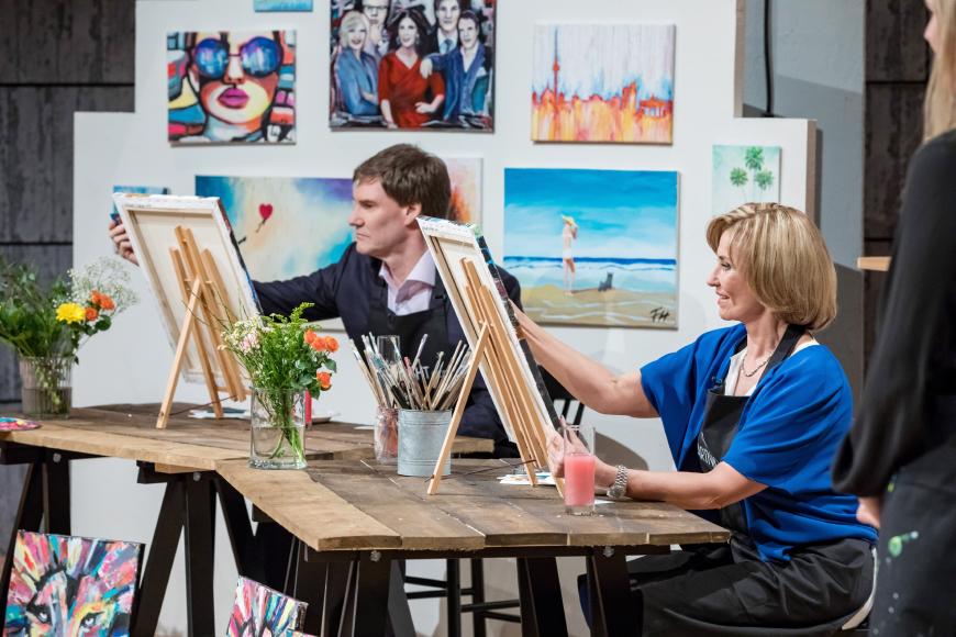 Dagmar Wöhrl und Carsten Maschmeyer toben sich gleich mit "ArtNight" aus!