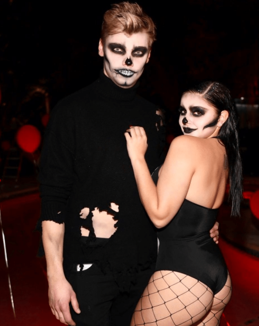 Hauptsache nackt war wohl mal wieder das Motto von Ariel Winter - auch als Skelett zeigt der Star aus Modern Family gerne Haut.