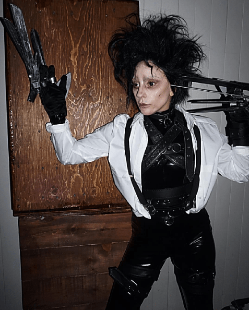 Lady Gaga ist für ihre crazy Ouftits bekannt - da macht die schillernde Musikerin auch an Halloween als Edward mit den Scherenhänden keine Ausnahmen!
