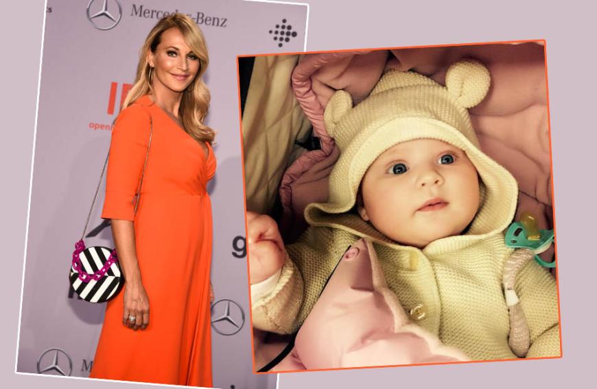 Bei Instagram wird Caroline Beil mit Komplimenten für ihre hübsche Tochter überschüttet: "Ein bildhübsches Baby."