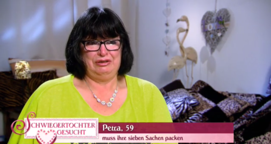 Petra war im anschließenden Interview völlig aufgelöst: