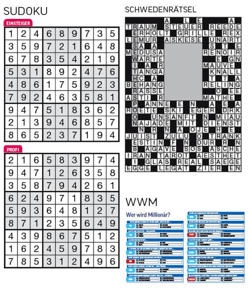 Sudoku- und Rätselauflösung ab Magazin 01/2015 - Bild 39