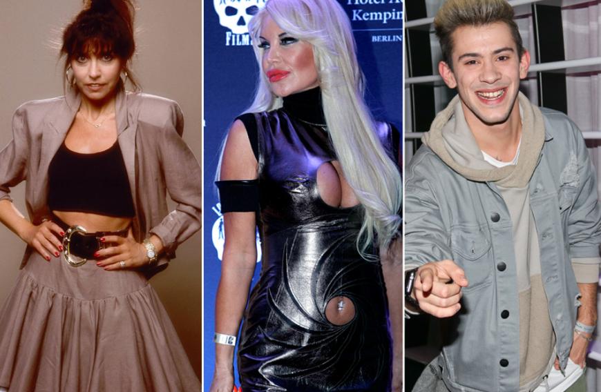 Neben David sollen auch folgende Kandidaten als bestätigt gelten: (v. l. n. r.) Schlagersängerin Tina York, Busen-Model Tatjana Gsell, DSDS-Sänger Daniele Negroni ...
