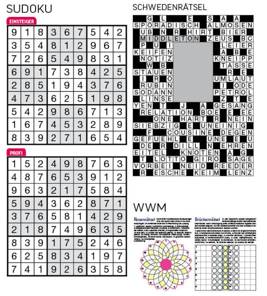 Sudoku- und Rätselauflösung ab Magazin 01/2015 - Bild 38