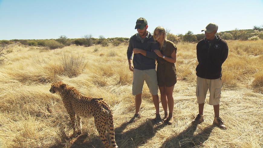 Anna erwartet nun ein aufregendes Leben in Namibia - eine Farm mit 15.000 Hektar und wilden Tieren.