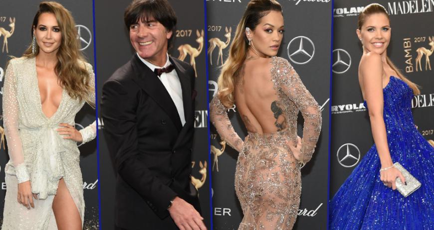 Star-Auflauf beim Bambi 2017: Mandy Capristo, Jogi Löw, Rita Ora und Victoria Swarovski funkelten in Berlin um die Wette.