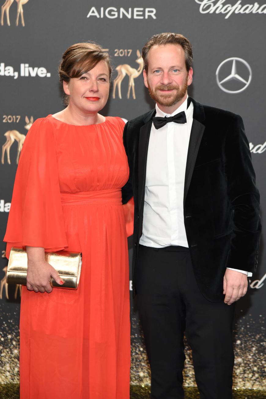 Schauspieler Fabian Busch mit seiner Frau