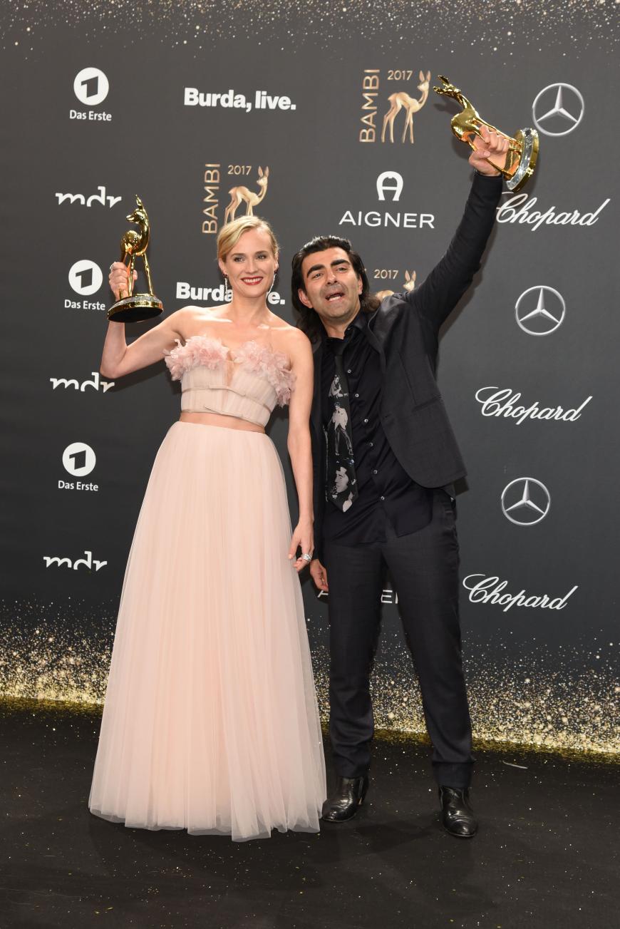 Regisseur Fatih Akin und Hauptdarstellerin Diane Kruger bekamen für das NSU-Drama