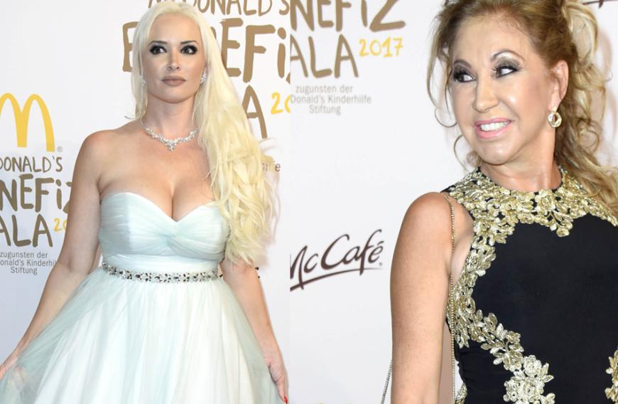 Im Rampenlicht: Daniela Katzenberger und Carmen Geiss (v.l.) bei der McDonald's-Benefiz-Gala.