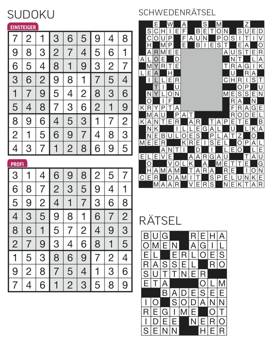Sudoku- und Rätselauflösung ab Magazin 01/2015 - Bild 37