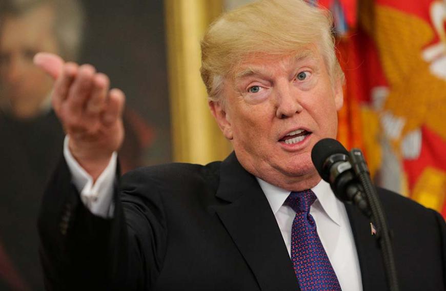 Donald Trump erntete für einen rassistischen Spruch erneut einen Shitstorm.