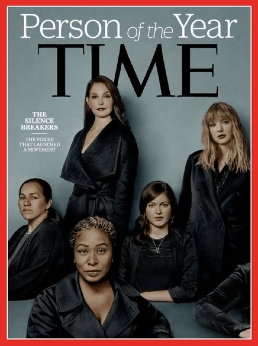 Sandra Pezqueda, Schauspielerin Ashley Judd, Software-Entwicklerin Susan Fowler und Sängerin Taylor Swift haben sich als Opfer von sexuellen Übergriffen geoutet. Und wurden für ihren Mut nun als Person des Jahres geehrt.