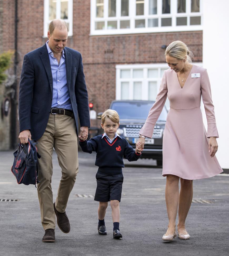 Am 7. September war Georges erster Schultag in der Thomas's Battersea School in London.