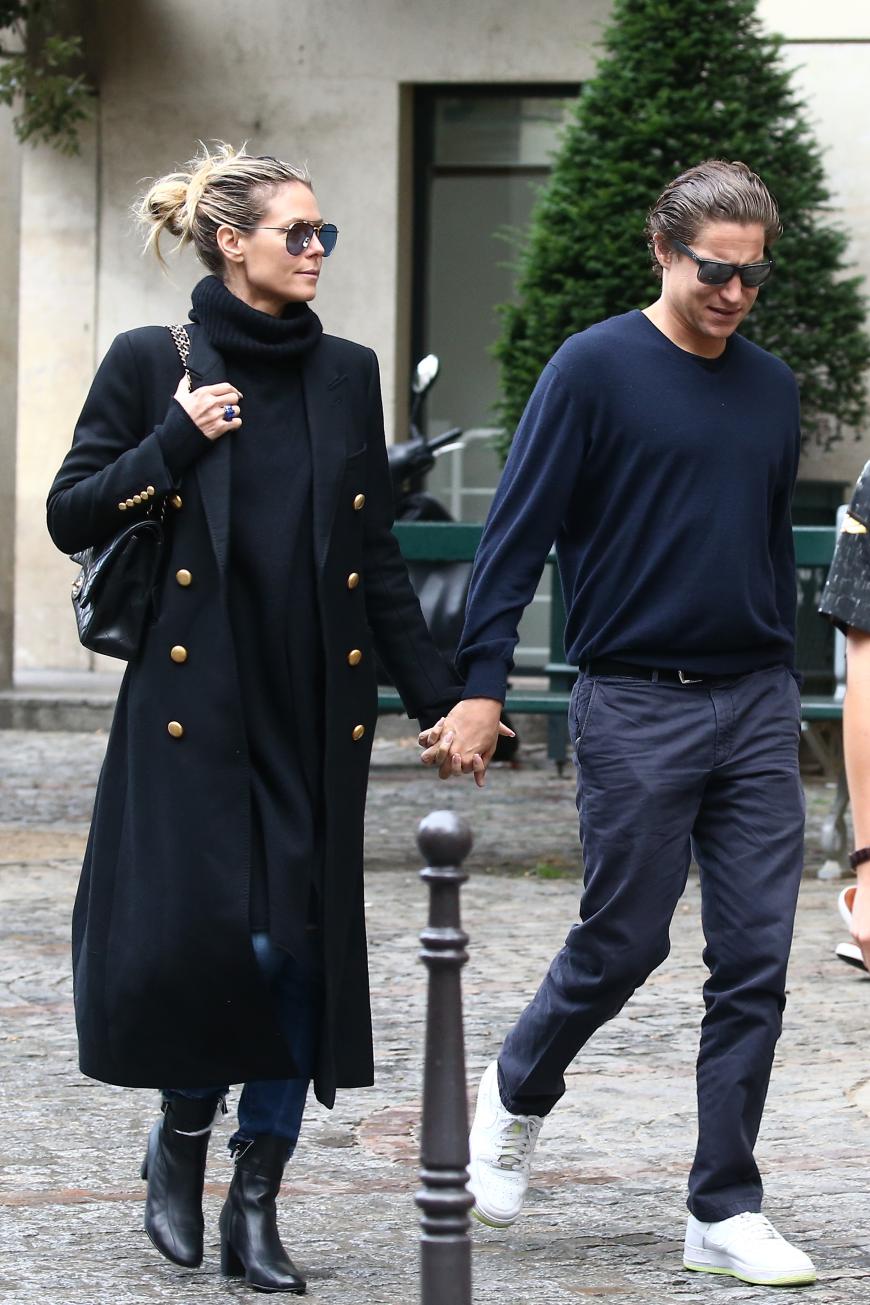 Als er noch mit Heidi Klum zusammen war, trug Vito Schnabel seine Haare lang und zurückgegelt.