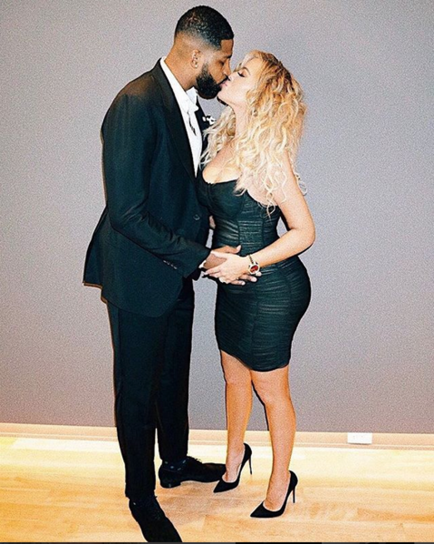 Zusammen mit Freund Tristan Thompson erwartet sie ihr erstes Kind.