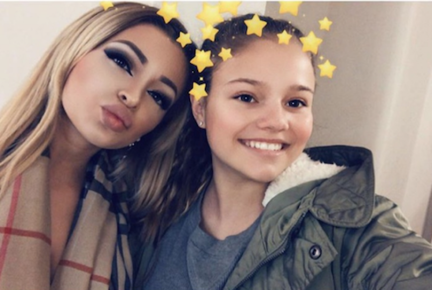 Katja Krasavice (l.) ist auf YouTube und Co. als Erotik-Model bekannt. Und zeigte sich jetzt mit der 14-jährigen Faye Montana. Doch der Umgang scheint nicht der Beste zu sein...