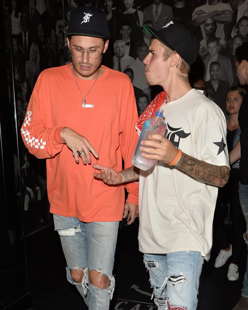 Tiefe Freundschaft: Justin und sein Guru Carl Lentz hängen ständig zusammen ab.