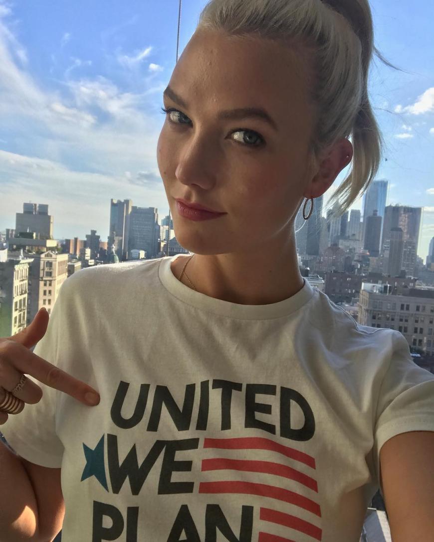 Model Karlie Kloss trainiert auch bei Minusgraden draußen.