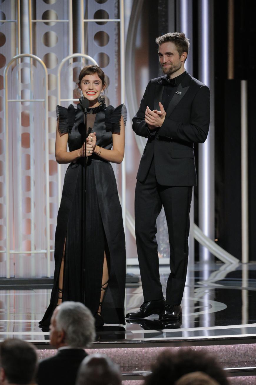 Wieder vereint: Nach 13 Jahren standen Emma Watson und Robert Pattinson bei den Golden Globes wieder gemeinsam vor der Kamera.